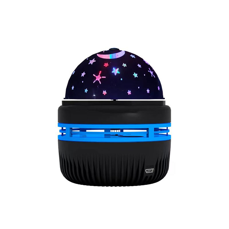 SanjiCook LED Colorful Starry Sky Projection Lamp Rotating Magic Ball Moon Star Crystal Night Light Bedroom Decoration Lighting