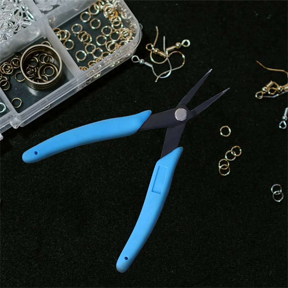 5-inch Fine Pointed Nose Pliers Chain Tweezer Nose Plier Unique Design Finer Tip Jewelry Making Precision Work Wire Hand Tools