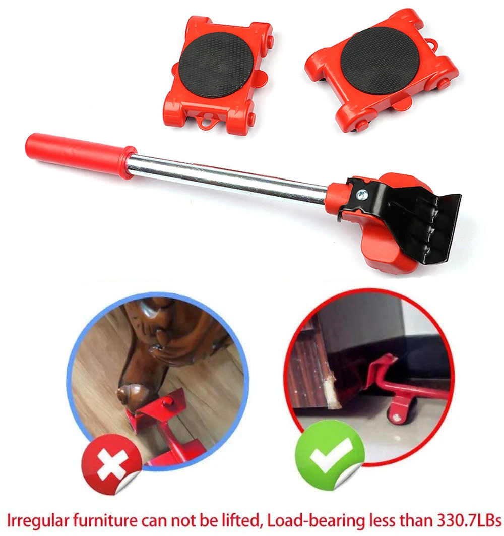 Nặng Đồ Nội Thất Nâng Bộ Đồ Nội Thất Mover Dụng Cụ Vận Tải Nâng Nặng Đồ Di Chuyển Bánh Xe Thanh Tay Thiết Bị Dụng Cụ