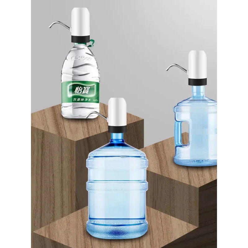 Itens de bebida dispensador de garrafa de água inteligente pequena bomba de água elétrica uso doméstico drinkware cozinha barra de jantar casa jardim