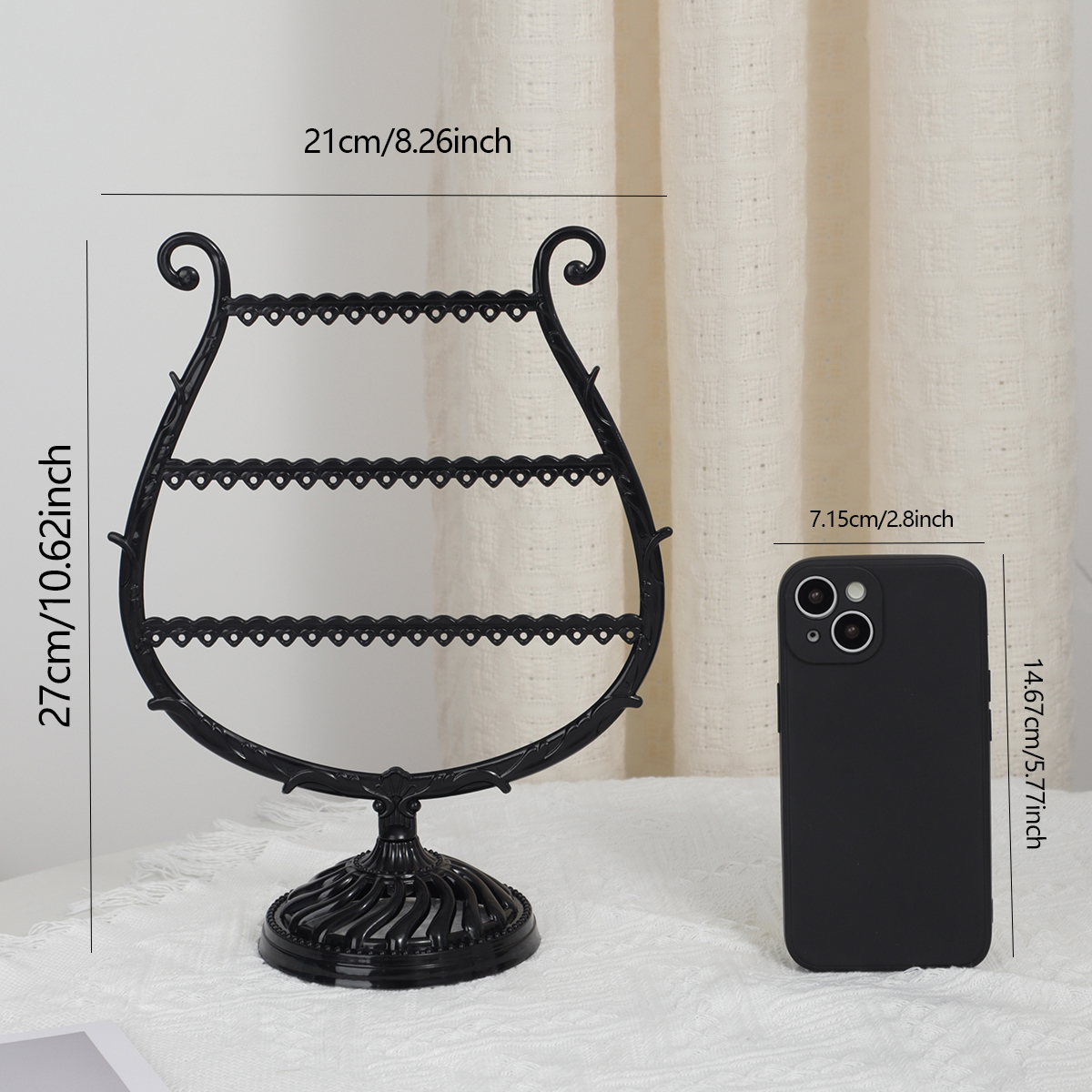 1Pc-Creatieve Wijn Beker Ketting Sieraden Display Plank