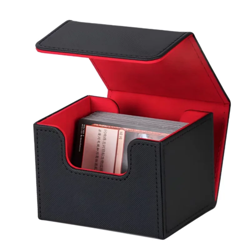 Caixa de coleção de cartas youka com inserção lateral, periférica de jogo, cartão mágico, caixa de armazenamento de objetos pequenos para casa