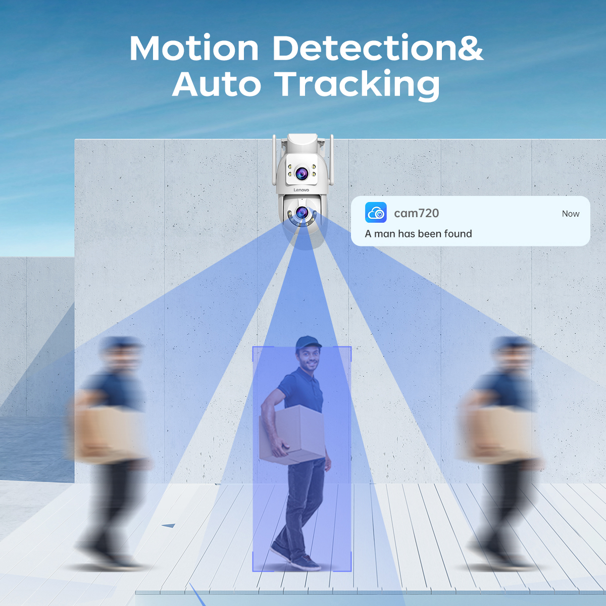 Lenovo 4K 6MP WiFi Überwachungskamera Outdoor Sicherheit Dual Lens Dual Screen AI Tracking PTZ IP Kamera CCTV Video Überwachung