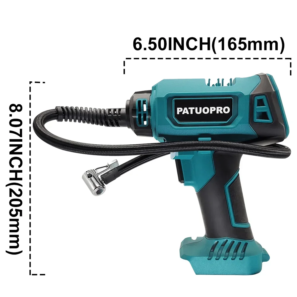 Cordless Electric Air Pump Rechargeable Automatic Car Tire Inflator Portable Home Power Tools For Makita 18V Battery(No Battery)