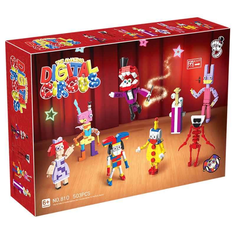 新製品: アメージング デジタル サーカス マジカル デジタル サーカス アセンブリ ブロック 子供のおもちゃ クリスマス ギフト
