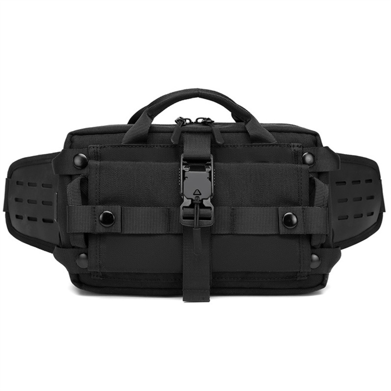 OZUKO-Bolsa con cinturón táctico, riñonera deportiva para el pecho, bolso con cinturón de hombro impermeable, bolsos cruzados EDC para caza, Camping y senderismo