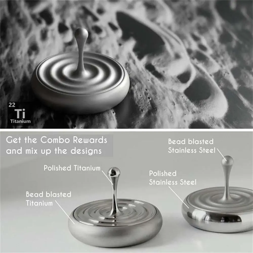 Spinning Top หมุนแม่เหล็กตกแต่งเดสก์ท็อปหยด Spiner ของเล่นของขวัญขายร้อนภาพยนตร์ Totem พิมพ์ Spinning Top