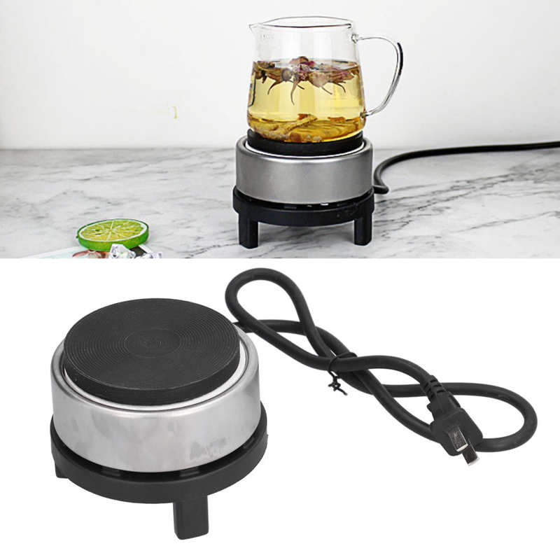 Mini estufa eléctrica de hierro de 300W, placa caliente, calentador de tetera para el hogar, oficina, dormitorio, taza, enchufe CN, 220V