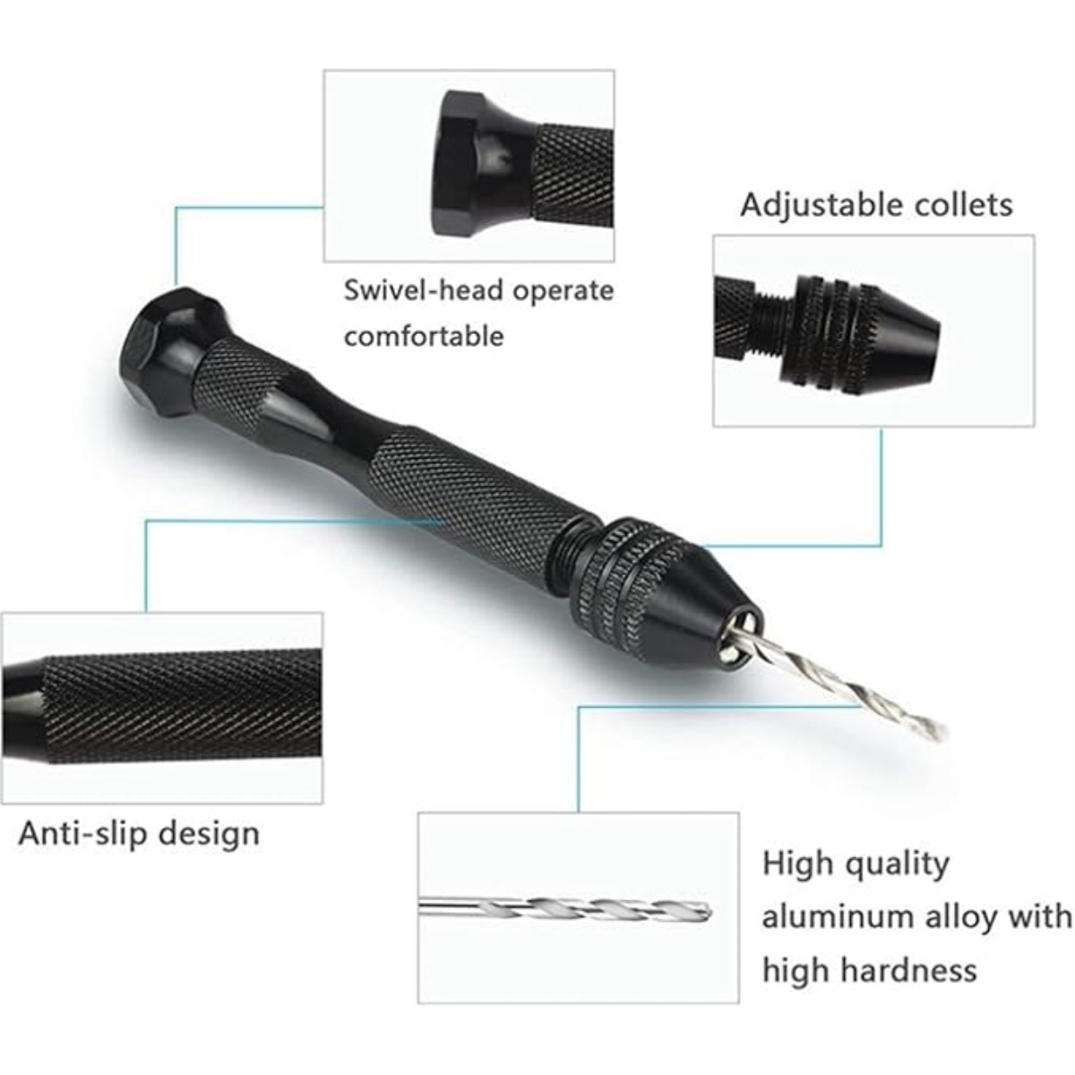 Mini Hand Twisted Diamond Manuelles Stanzset Kulturelles Spielen Bernstein Tausend Augen Diamant Bodhi Walnuss, Schnitzbohrwerkzeug