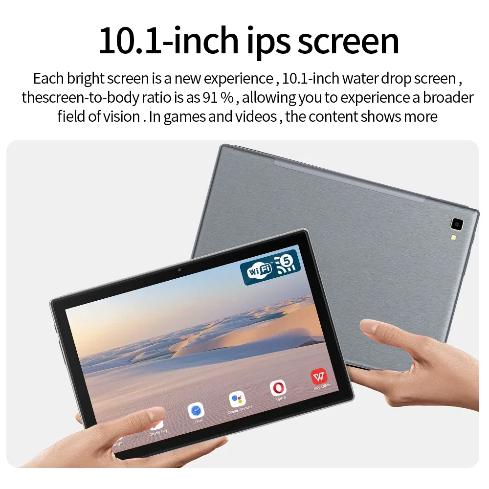 Global Version BDF G10 Android12 แท็บเล็ต 10.1 นิ้ว 8GB/256GB แท็บเล็ต Octa Core 3G 4G Lte โทรศัพท์มือถือ WiFi บลูทูธ