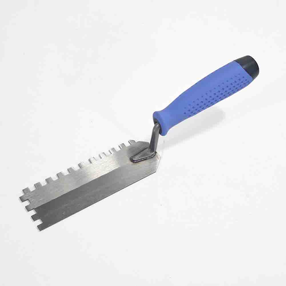 Putty Trowel Shovel Plaster Drywall Repair Scraper ฟันสแควร์เกรียงมุมผนังกระเบื้องฉาบ Scraper เครื่องมือก่อสร้าง