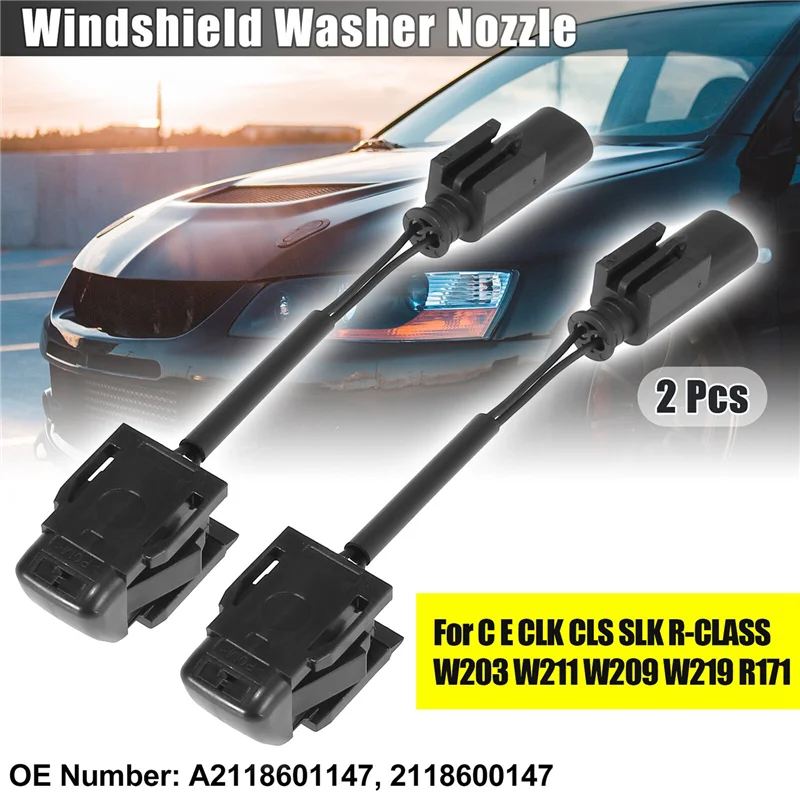 หัวฉีด A2118601147เจ็ทสำหรับ Mercedes-Benz C E CLK CLS SLK R-CLASS W203 W211 W219 W209 1คู่