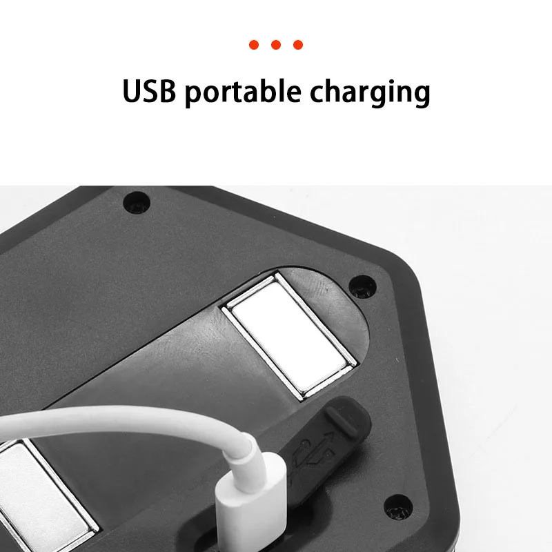 KOOJN COB Roof Lights Ambient Reading Lights Magnetic Suction Car Night Lights Trunk LED Flash Lights USB Portable Charging