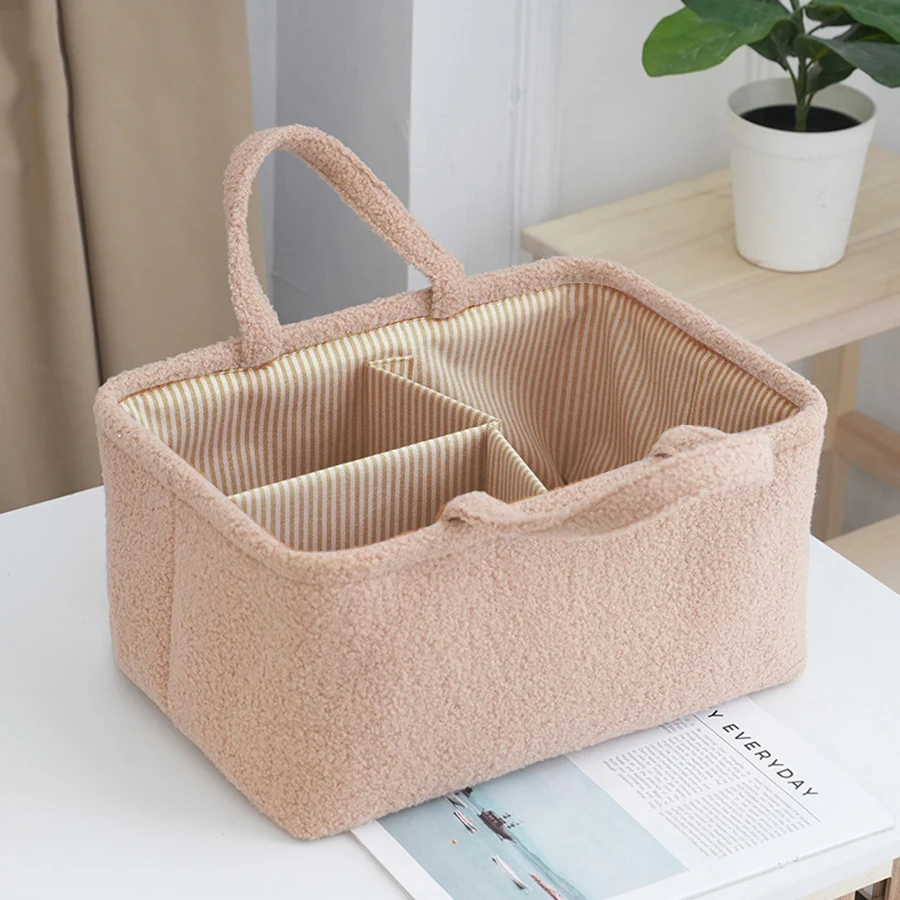 Bolsa de viagem portátil para mamãe, bolsa de fraldas para armazenamento de mamadeira, multifuncional, cesta organizadora de produtos para bebês