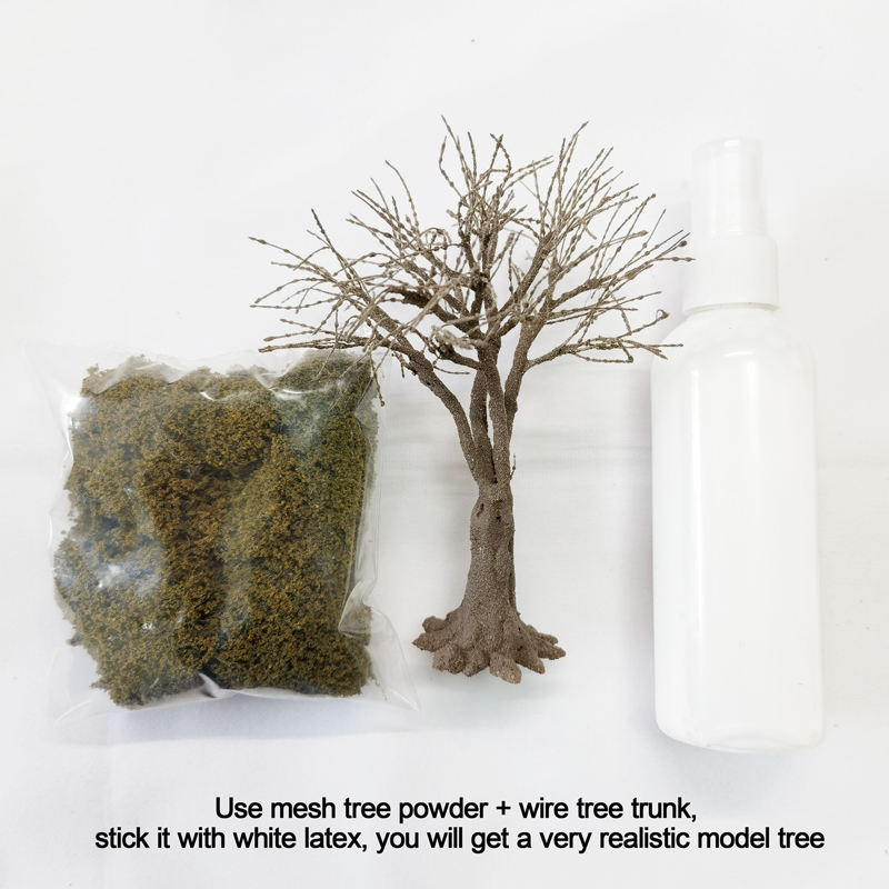 1/87 Ho Scale Thick base trunk century-old tree model simulation wire trunk model hand-made model tree material 12cm