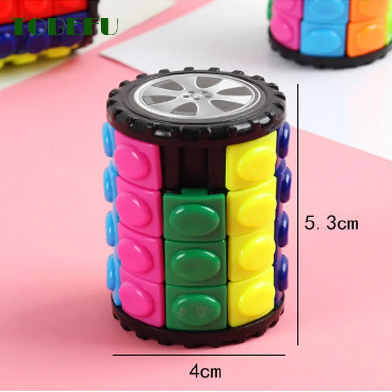 TOBEFU 3D Magic Corn Cube Tower ปริศนาความเร็ว Cube ล้อหมุนเกม Cubos ทรงกระบอกของเล่นเด็กของขวัญเพื่อการศึกษา