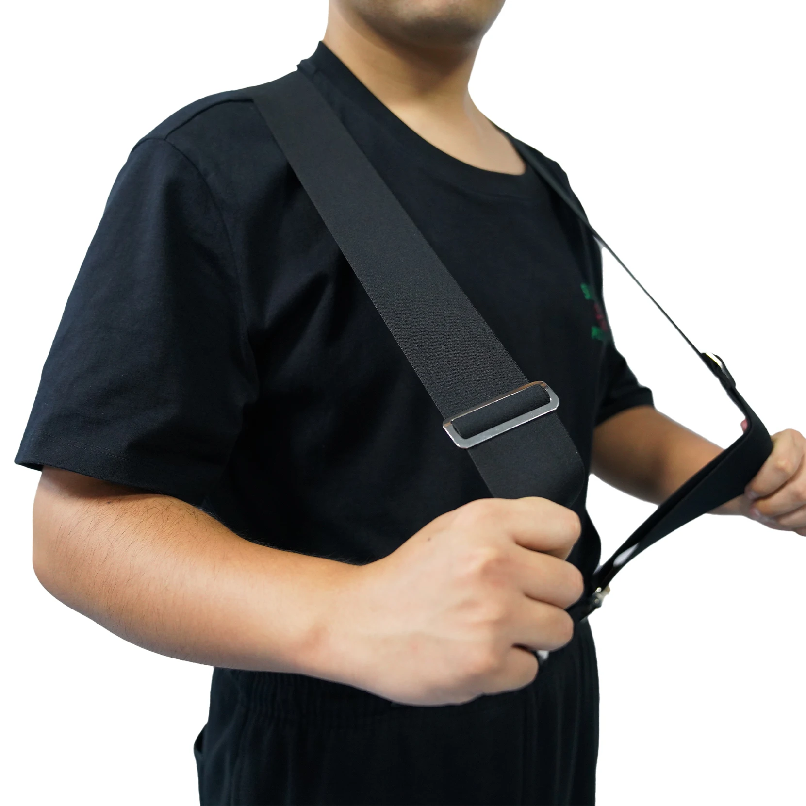 MELOTOUGH-Tirantes totalmente elásticos para hombre, 2 pulgadas de ancho, espalda en X, tirantes de trabajo resistentes, cinturón de herramientas, suspensión