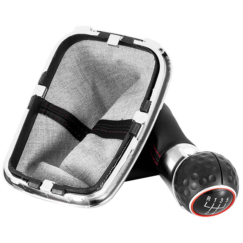 新車 5/6 スピード 12 ミリメートルギアシフトノブレバーシフターゲートルブーツフォルクスワーゲン VW ゴルフボラジェッタ GTi MK4 インテリアアクセサリー