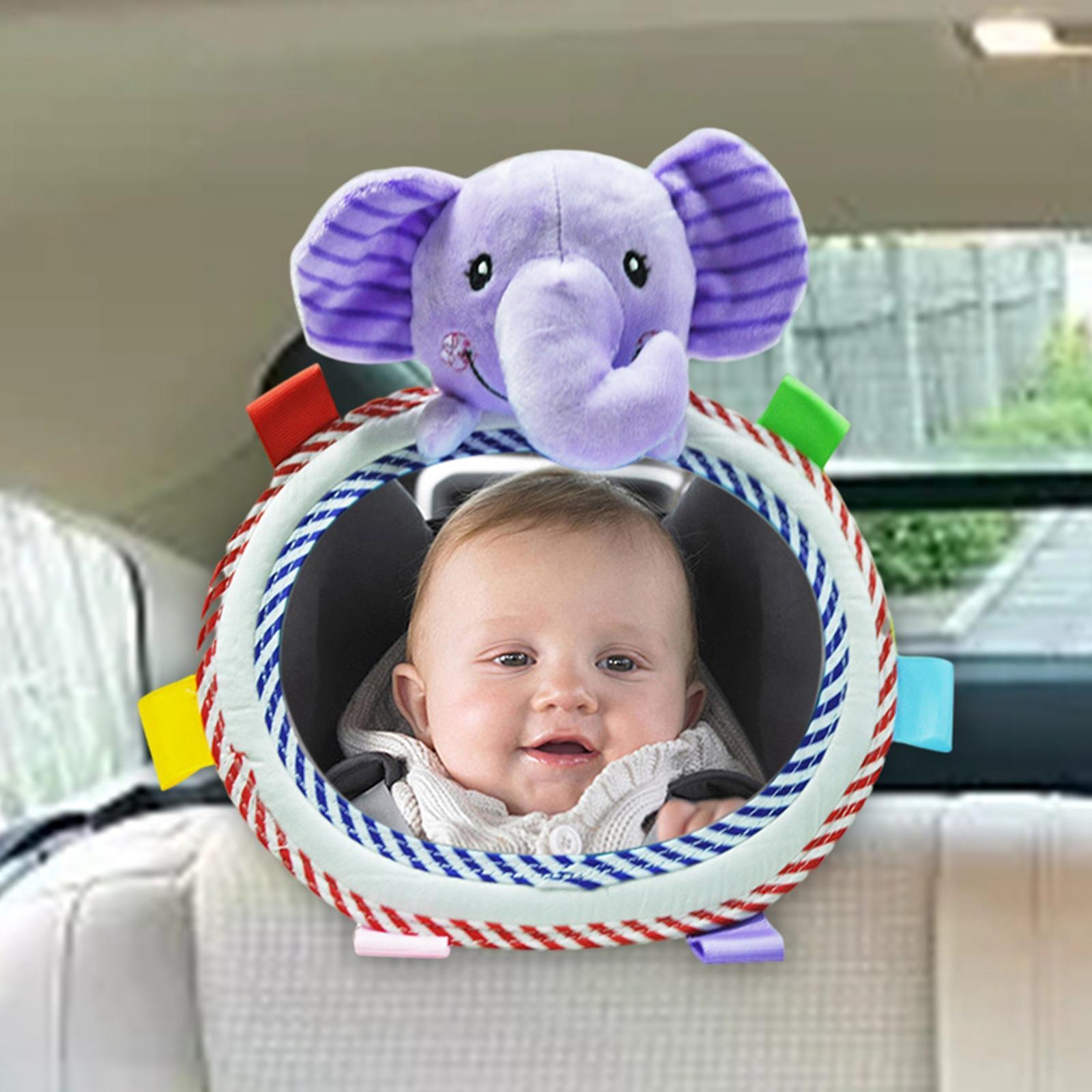 Car Back Seat Mirror Adjustable cute View Mirror for Toddler Baby