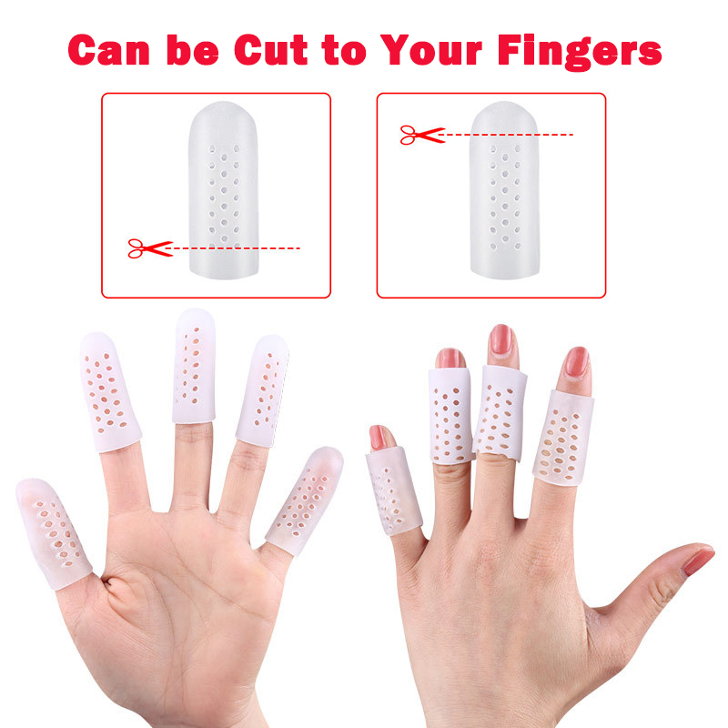 Pexmen 2Pcs/Pair Gel Toe Protectors Toe Caps Sleeve Prevent Blister Callus and Corn Relief Pain from Ingrown Toenails