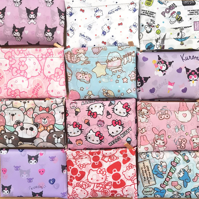 Sanrio Hello Kitty bolso de mano plegable portátil bolso de compras impermeable bolso de compras grande reutilizable respetuoso con el medio ambiente