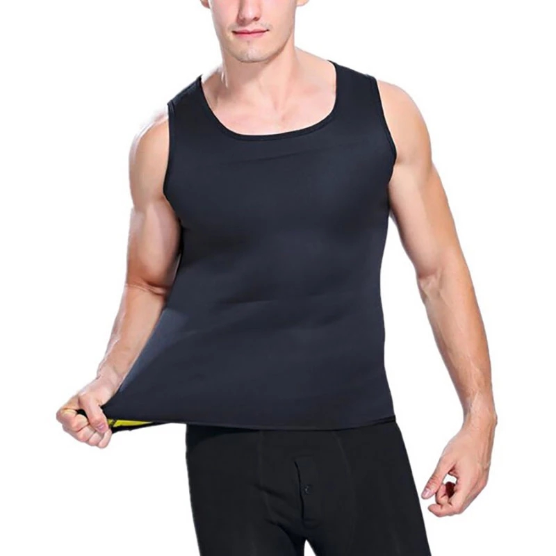Chaleco moldeador de Cuerpo Adelgazante para hombres, cinturón reductor de vientre, ropa moldeadora para quemar grasa, entrenador de cintura y peso, corsé para el sudor