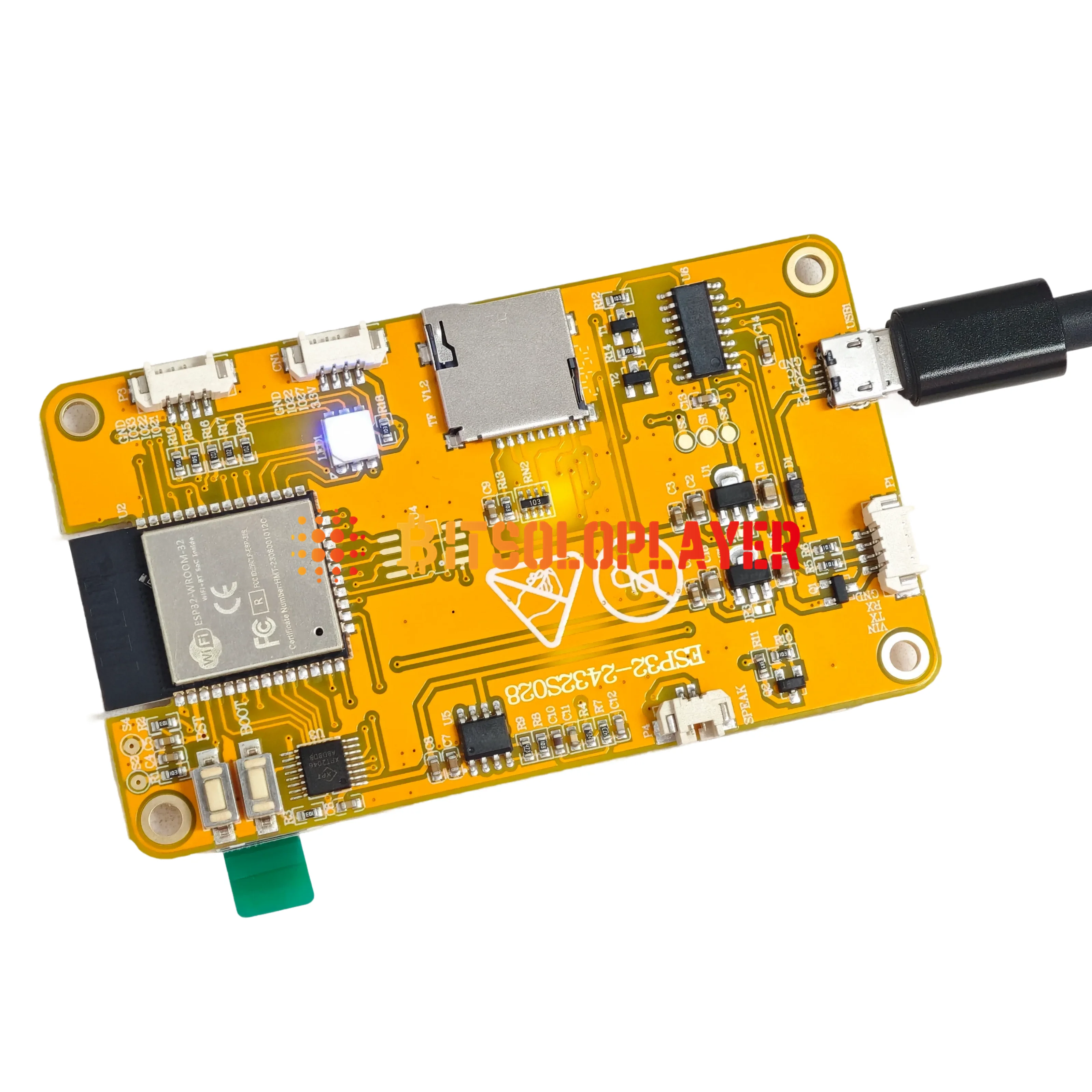 NerdMiner V2 ESP32-2432S028R Hashrate 350K/S 2,8 Zoll Smart Display Crypto Solo Lotterie Nerd Miner Bitcoin Miner
