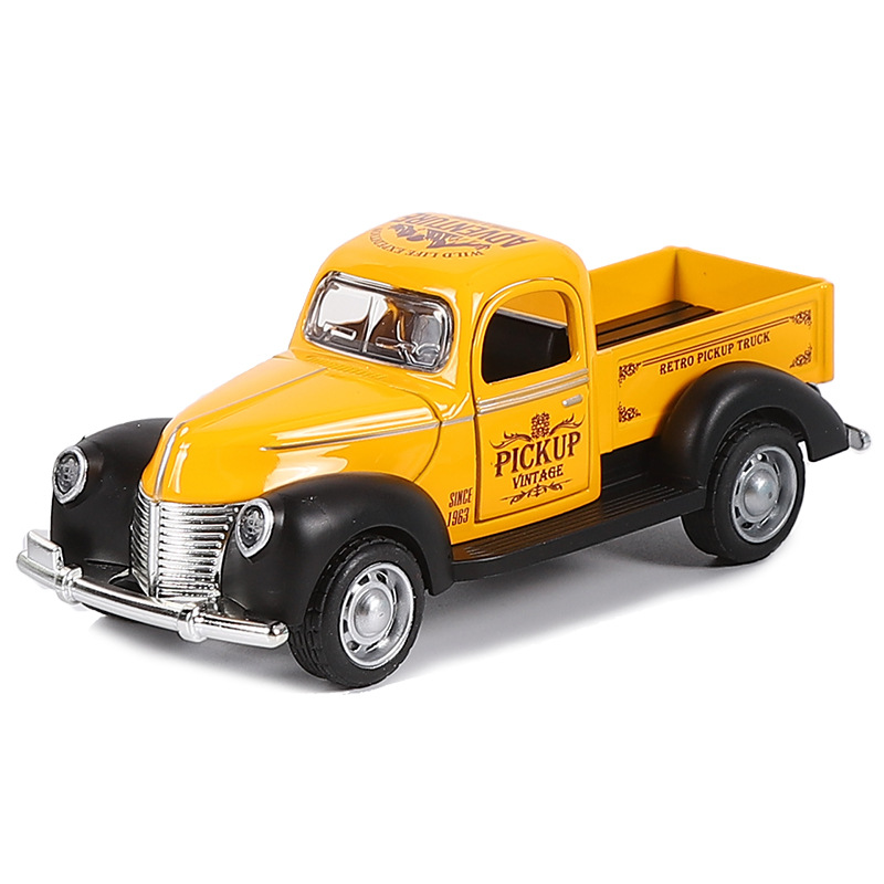 1:32 Alloy Pickup Truck Model Children's Toy Car Decoration Pull Back Car Model Boy Toy Die Cast Educational Toy