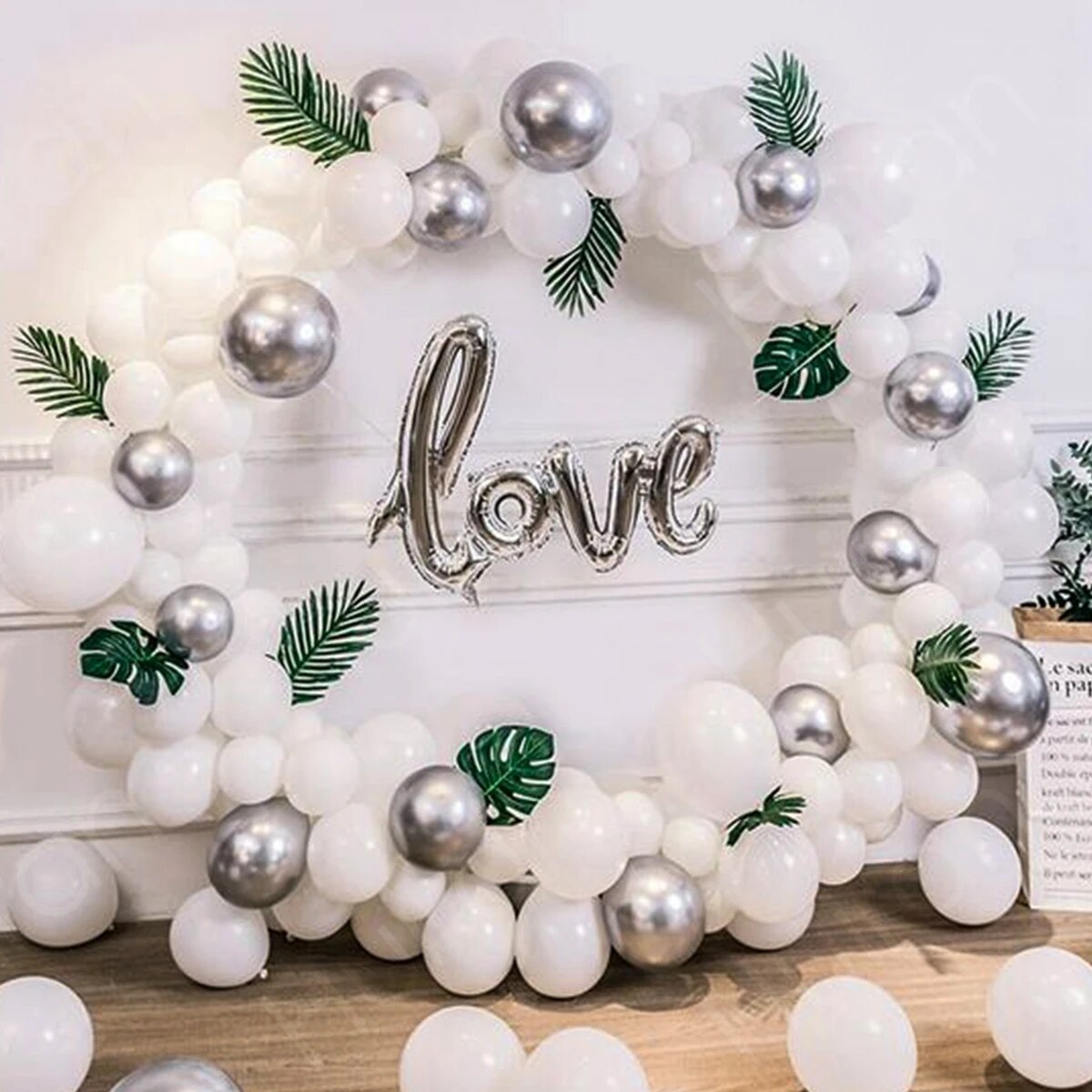 Plastic Balloon Arch Ring DIY Wreath Frame Holder Circle Ballon Stand Column Base Baby Shower Wedding Birthday Party Decor Kids