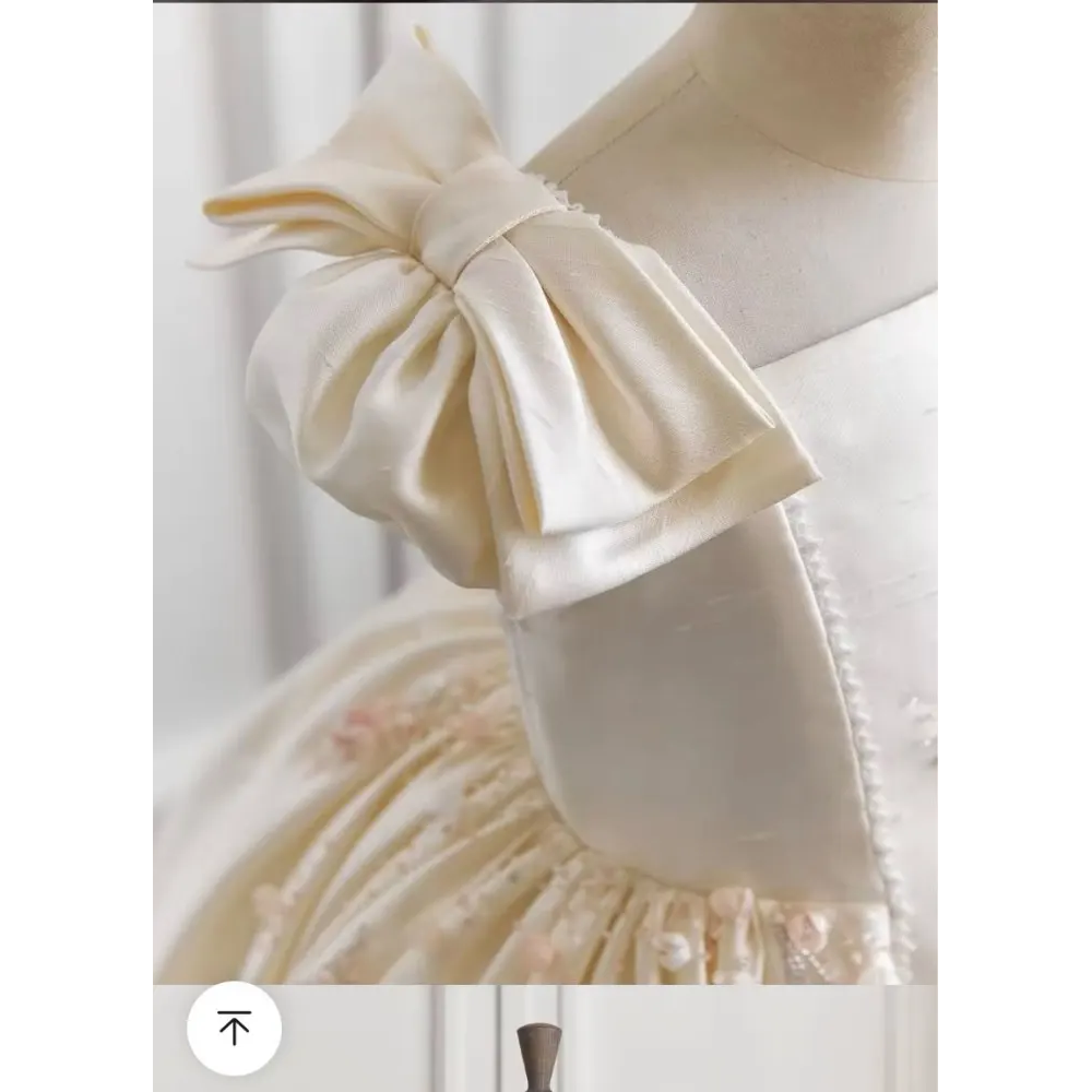 Robes à fleurs personnalisées pour bébé fille, jolie robe de bal pour fête d'anniversaire pour enfants, jak dleя дев®чки 2025