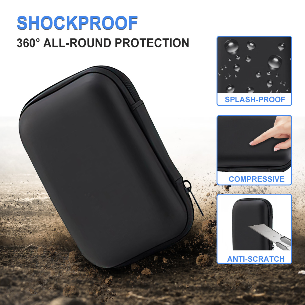 Portable Carrying Case for R36S/GB300/FC Handheld Game Console Protective Travel Retro Mini Player Box for Gaming Accessories