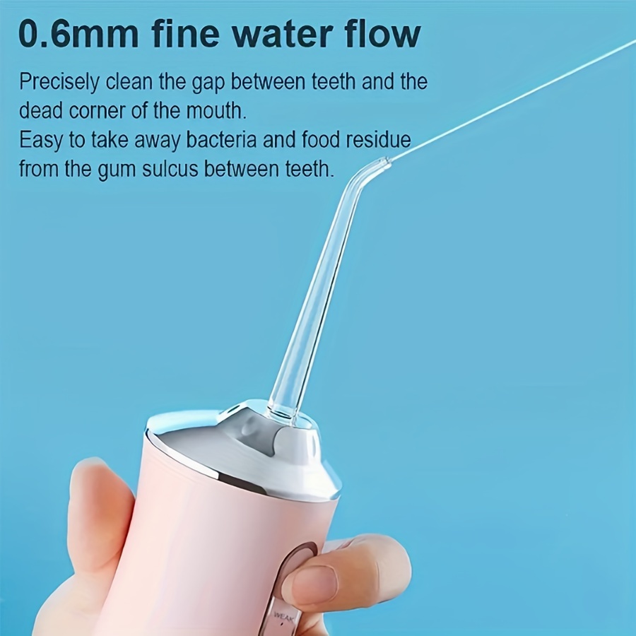 8-Piece Set Water Flosser Replacement Tips, Standard & Orthodontic Nozzles, Unscented Oral Irrigator Accessories Teeth Cleaning