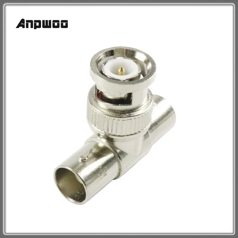 5 uds BNC T adaptador conector divisor acoplador 1 macho a 2 hembra CCTV Jack enchufe Cables de transmisión