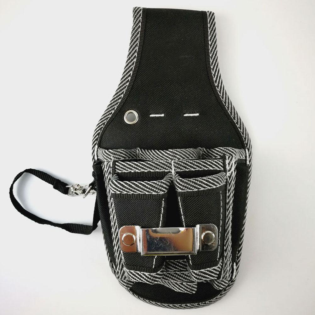 Multifunctional Tool Bag Canvas Tool Belt Screwdriver Kit Holder Tool Bag Pocket Pouch Bag Electrician Waist Pocket Case