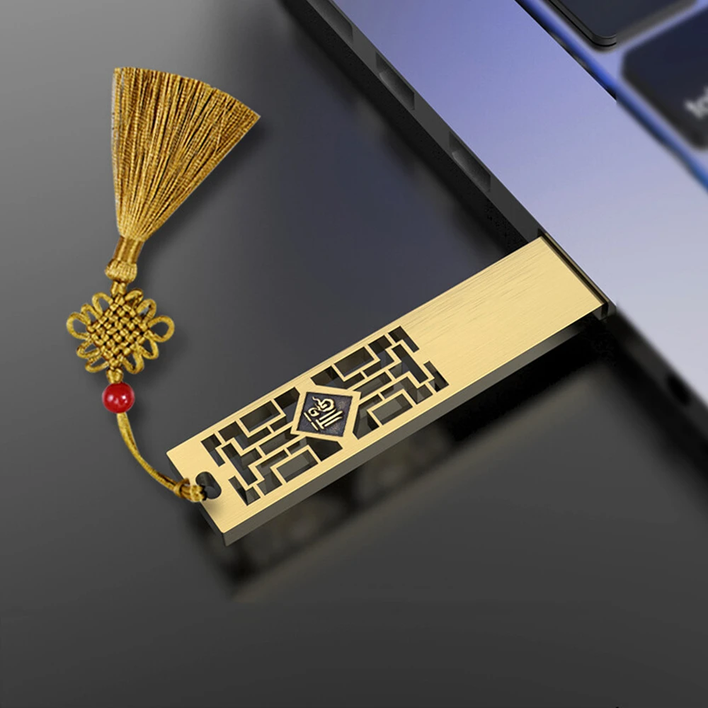 BINFUL металлический USB-накопитель в китайском стиле, 512 ГБ, 256 ГБ, 16 ГБ, 32 ГБ, 64 ГБ, U-диск, креативный USB-накопитель, USB-накопитель, флэш-накопитель, индивидуальный логотип