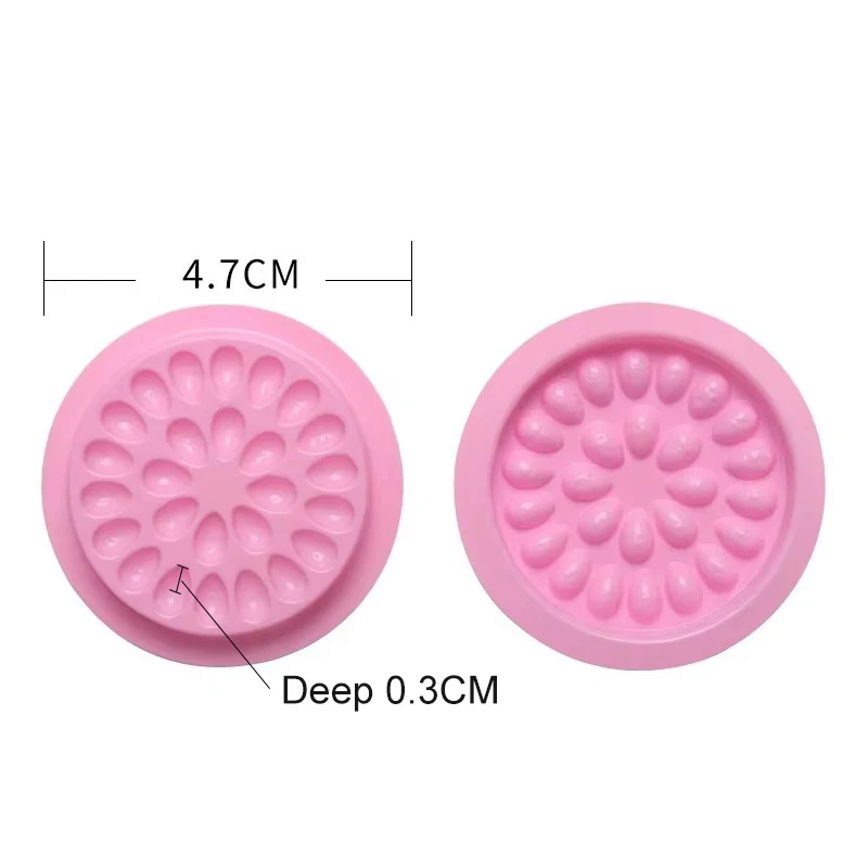 20/100 Viên Mi Keo Đế Đứng Cây Nối Mi Tiếp Liệu Keo Vali Kéo Nhựa Đệm Mắt Hàng Mi Keo Dán Miếng Lót Trang Điểm dụng Cụ