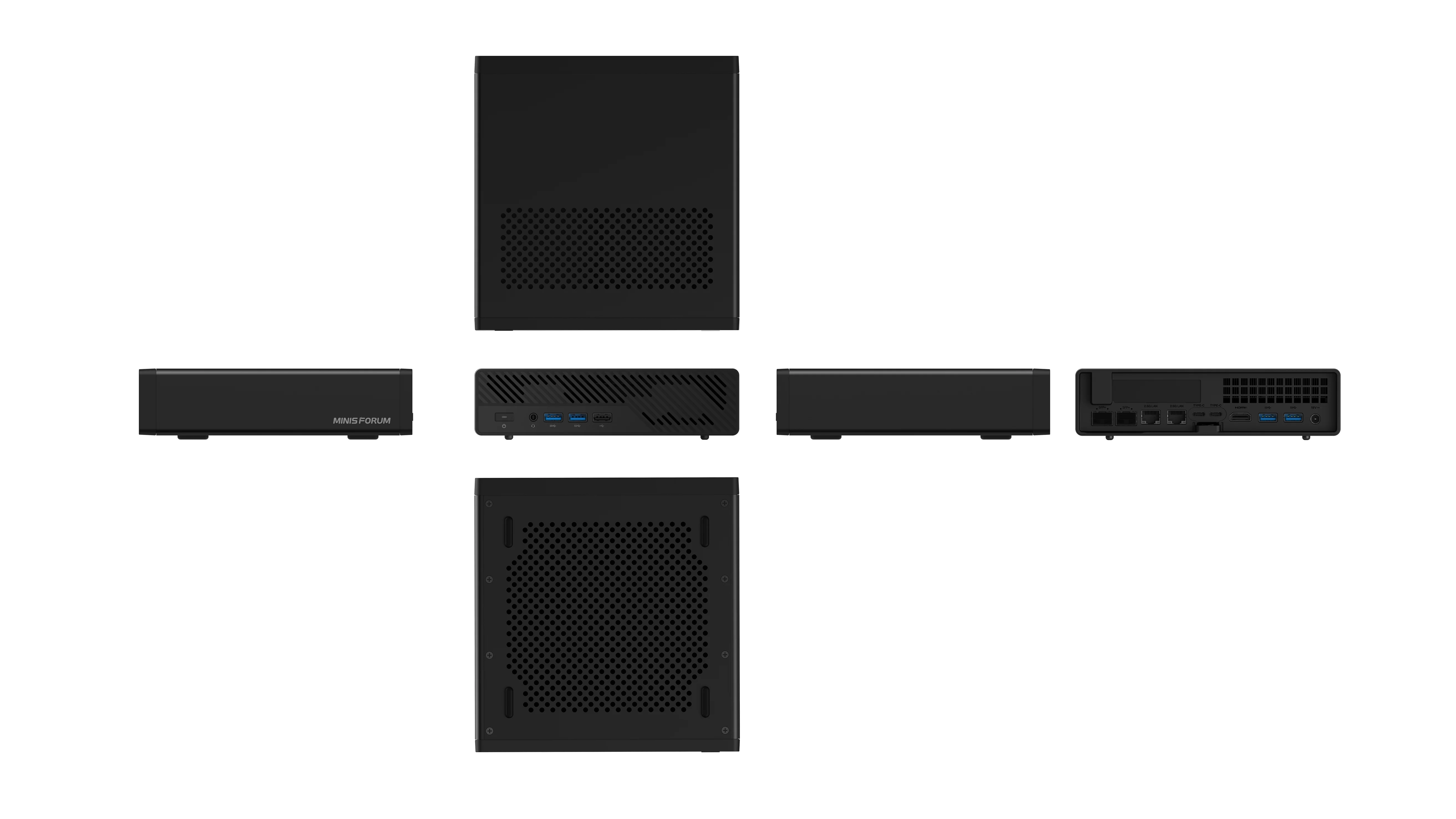 MINISFORUM MS-A2 MINI PC AMD Ryzen 9 9955HX PC Windows 11 Pro Supporto 96 GB DDR5 64 GB 1 TB SSD U.2 NVME Supporto 10G SFP + PC Gaming