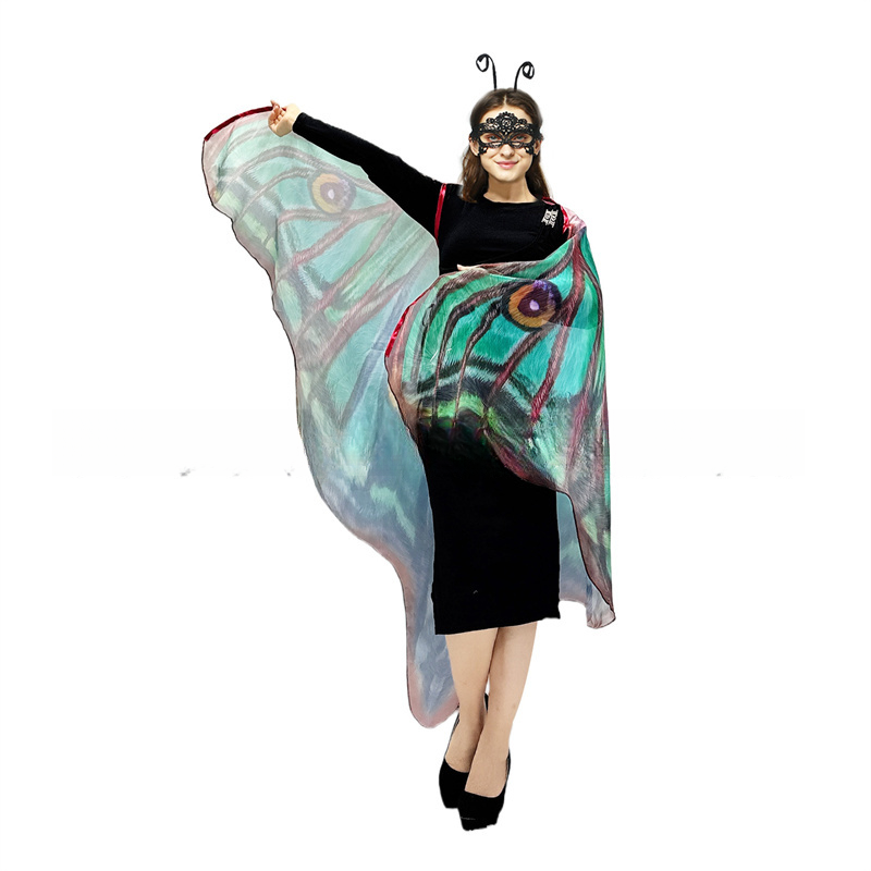 Чехол для костюма с искусственными крыльями моли и бабочкой