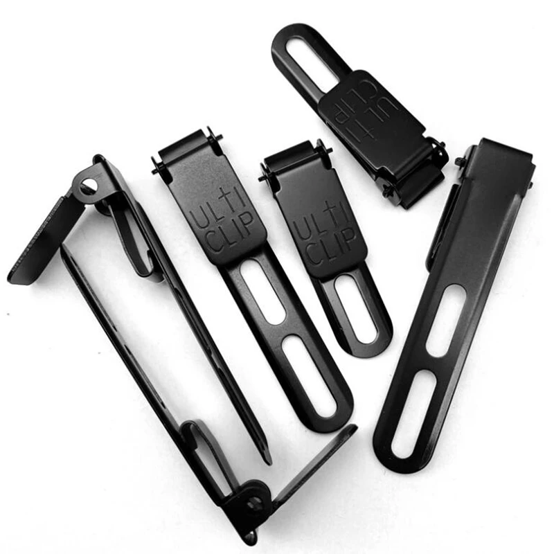 Universal Ulticlip คลิปหนีบเข็มขัดโลหะสําหรับ Holster Kydex มีดเข็มขัดคลิป 2 ขนาดเลือก S หรือ L