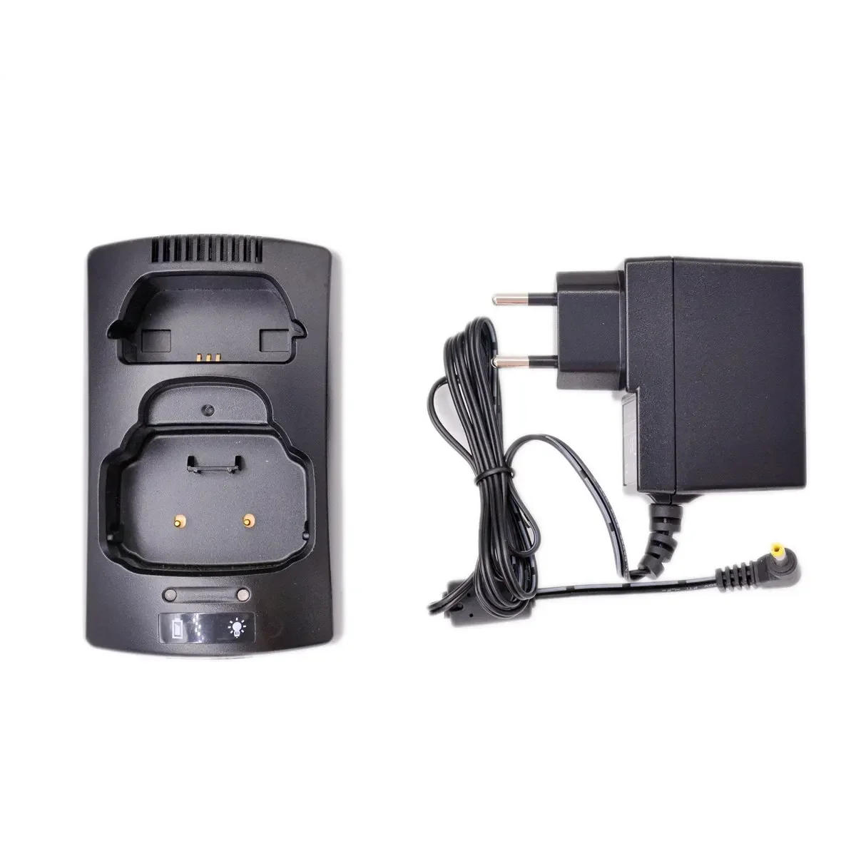 Desktop Rapid Charger Base & AC Plug Adapter Set for Sepura Series STP8000 STP8100 STP8200 STP9000 Ham Radio Charge Tray Parts