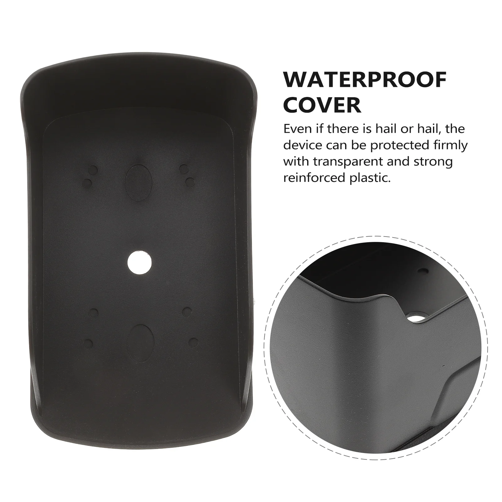 Campainha capa à prova d'água ao ar livre sem fio atendimento vídeo capa à prova de chuva ao ar livre com fio capa de proteção à prova de intempéries plástico