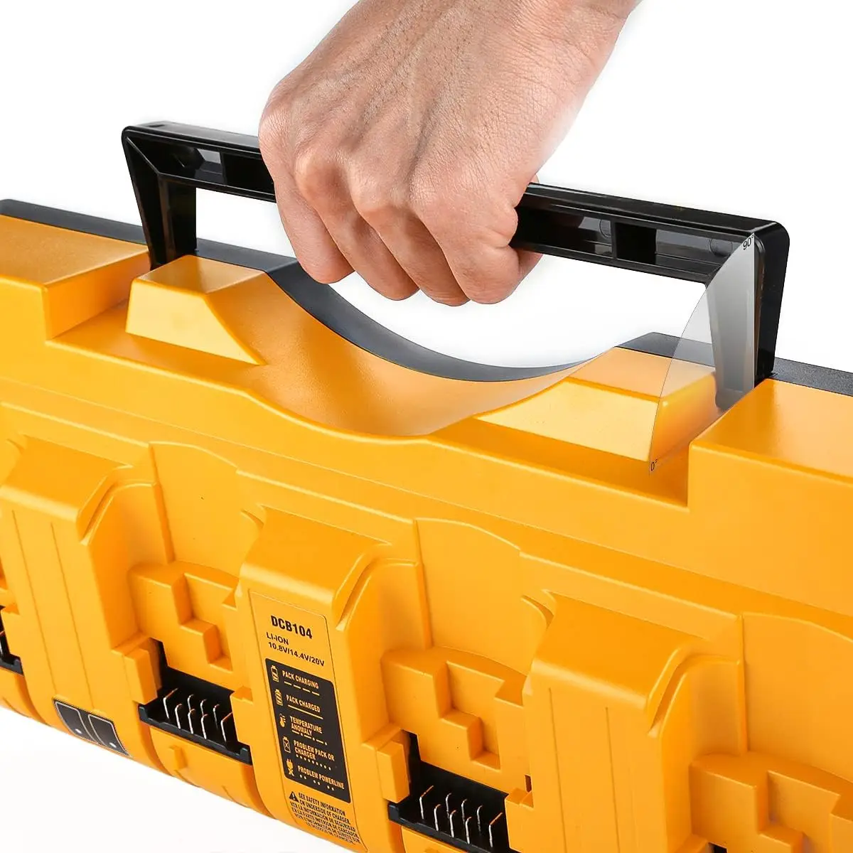 DCB104 Li-ion Batterij Oplader 4-Poort 3A Stroom Voor dewalt 10.8V 12V 14.4V 18V 20V FlexVolt 20V 60V DCB127 DCB105 DCB118 DCB112