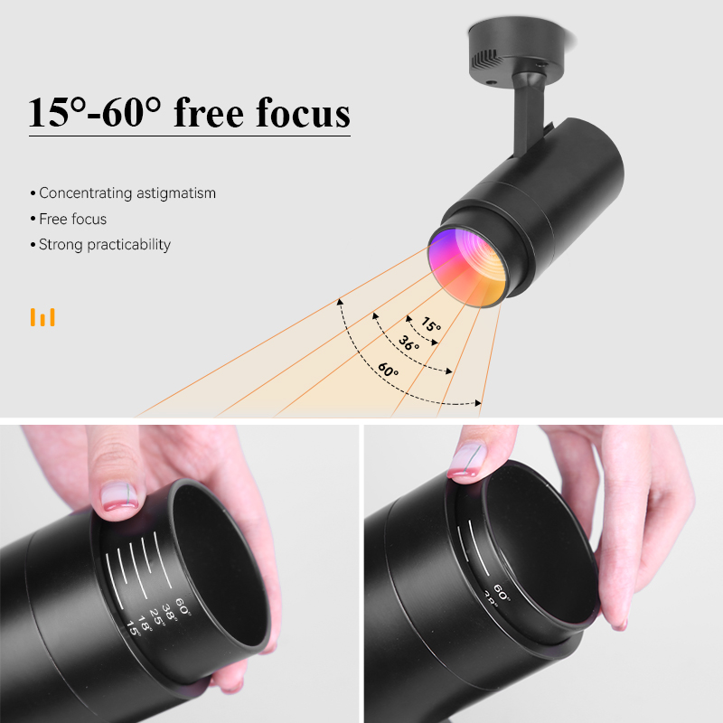 Foco LED de escenario, lámpara RGB con Control remoto, decoración de ambiente ajustable, luz de techo interior, KTV, Bar, discoteca, iluminación de neón