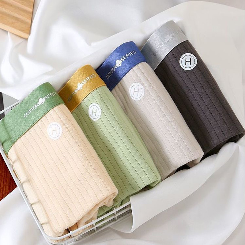 Мужские Дышащие Шорты-боксеры, Эластичное Нижнее Белье Из Молочного Волокна