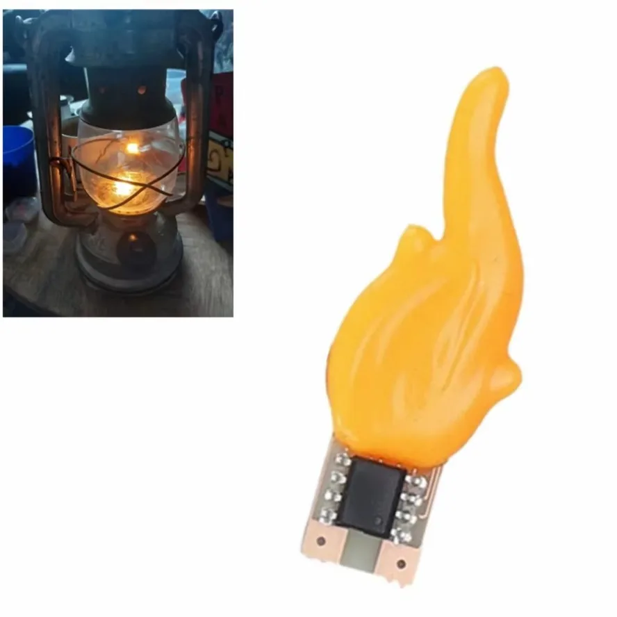 Candele Flash Cob a quattro colori 3V Led Edison Flame LED Filamento 2200K Diodo Decorazione festa di compleanno Lampadina Accessori fai da te