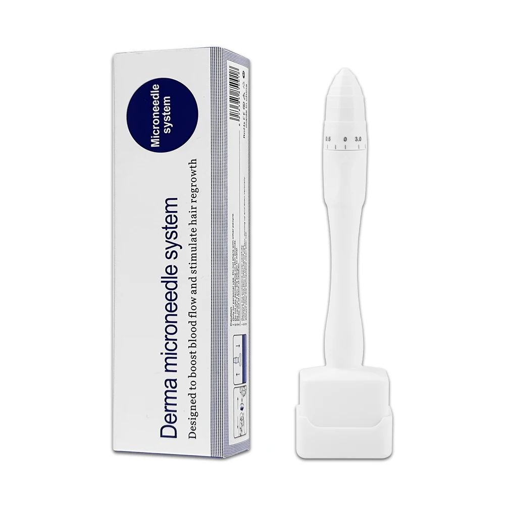 1/10 stücke Derma Roller Stempel 140 Einstellbare Nadel Mikronadel Derma Roller Mikronadel Therapie Haar Wachstum Derma Rolling System