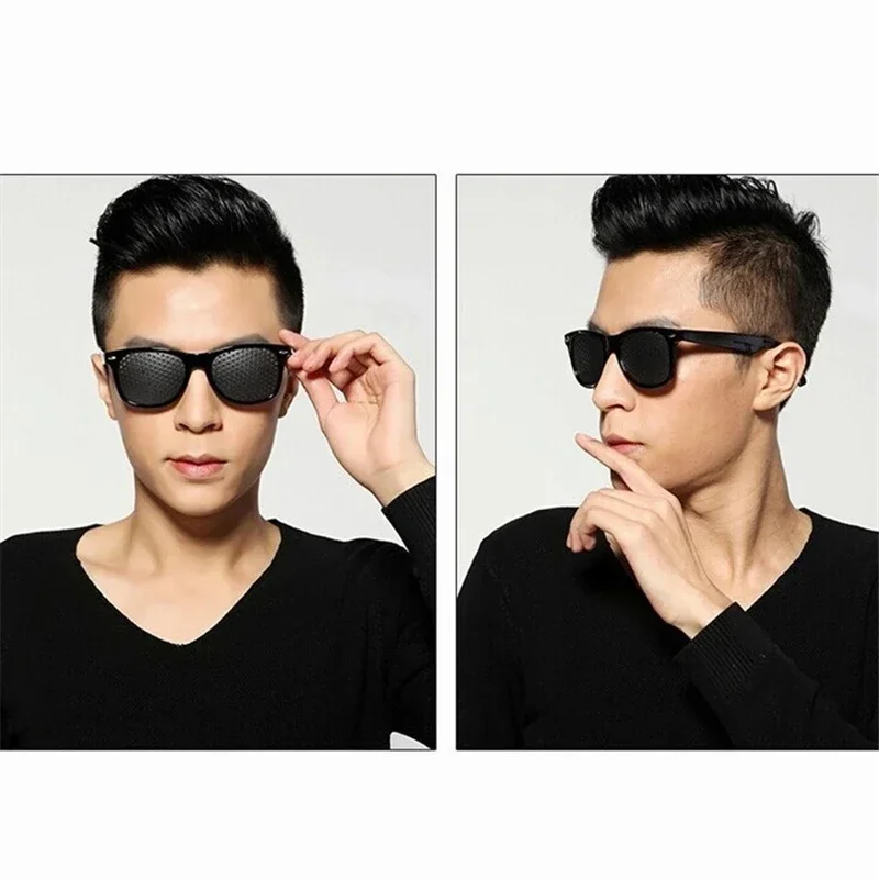 Vision Care Tragbare Korrekturbrille Improver Stenopeic Pinhole Pin Hole Brille Anti-Müdigkeit Augenschutz Oculos De Grau