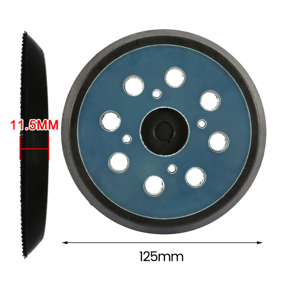 125 มม.5 นิ้ว Sander Pad 8 หลุม 3/4 เล็บ Backing Sanding Disc Pad HOOK LOOP Sanding Pads สําหรับ Electric Orbital Sander ขัด