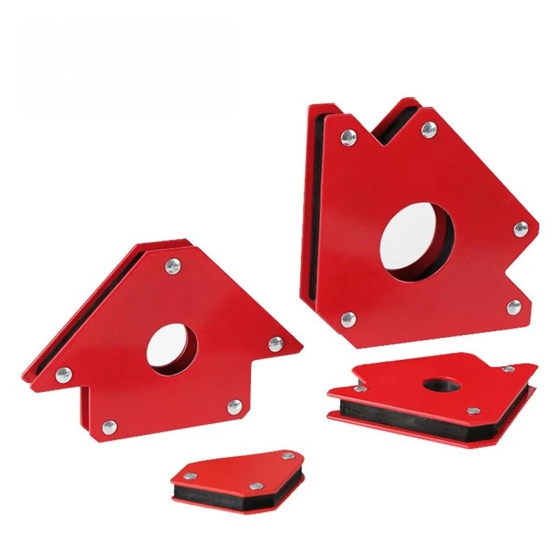 1Pcs Mini 9LBS Welding Magnetic Holder Strong Magnet 3 Angle Arrow Welder Positioner Multi-angle Power Soldering Locator Tool