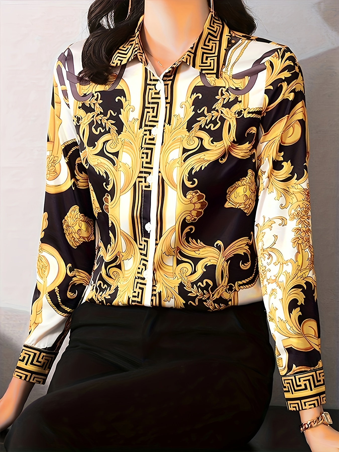 Mode luxus frauen bluse Hohe qualität Frankreich stil damen shirts langarm Tops blusa mujer